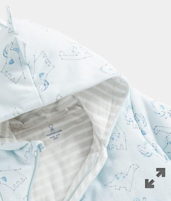 Mother care all-in-one baby dino print pramsuit in  (1-3m) - Image 2