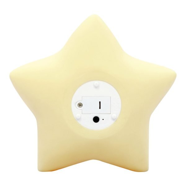 Star shaped night lamp novelty yellow batteries require lamp - Image 2