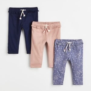 H&M 3 set of floral trousers