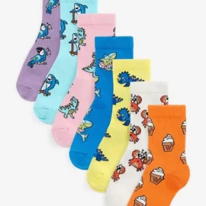 Next baby 7 pairs of cotton rich socks (uk 3-5 eur 19-22)
