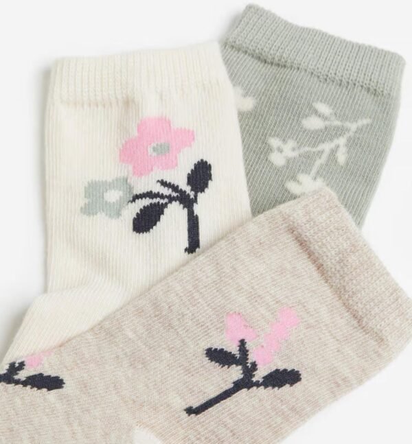H&M 3-pack anti-slip socks (0.5-2m) - Image 2
