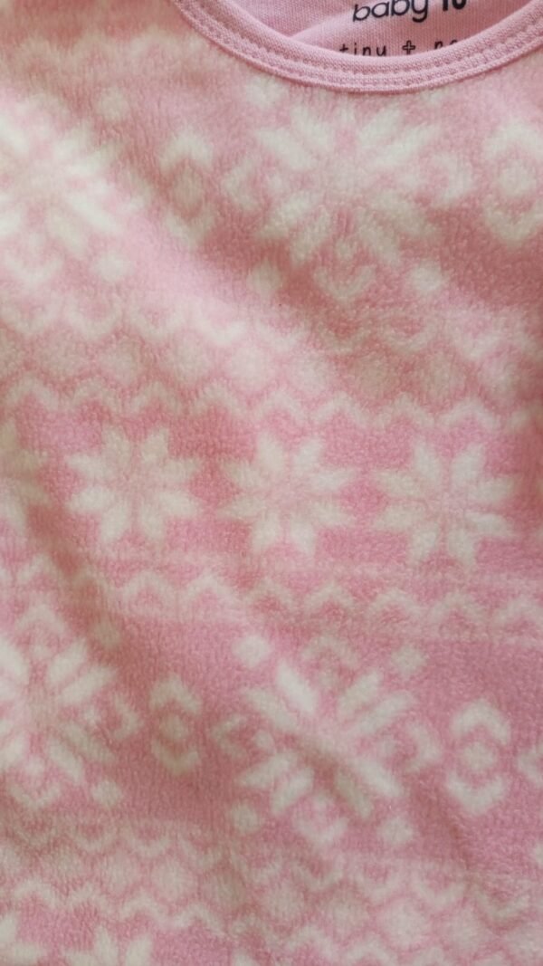 Babytu pink fair isle micro fleece pyjama 2-pack - Image 2