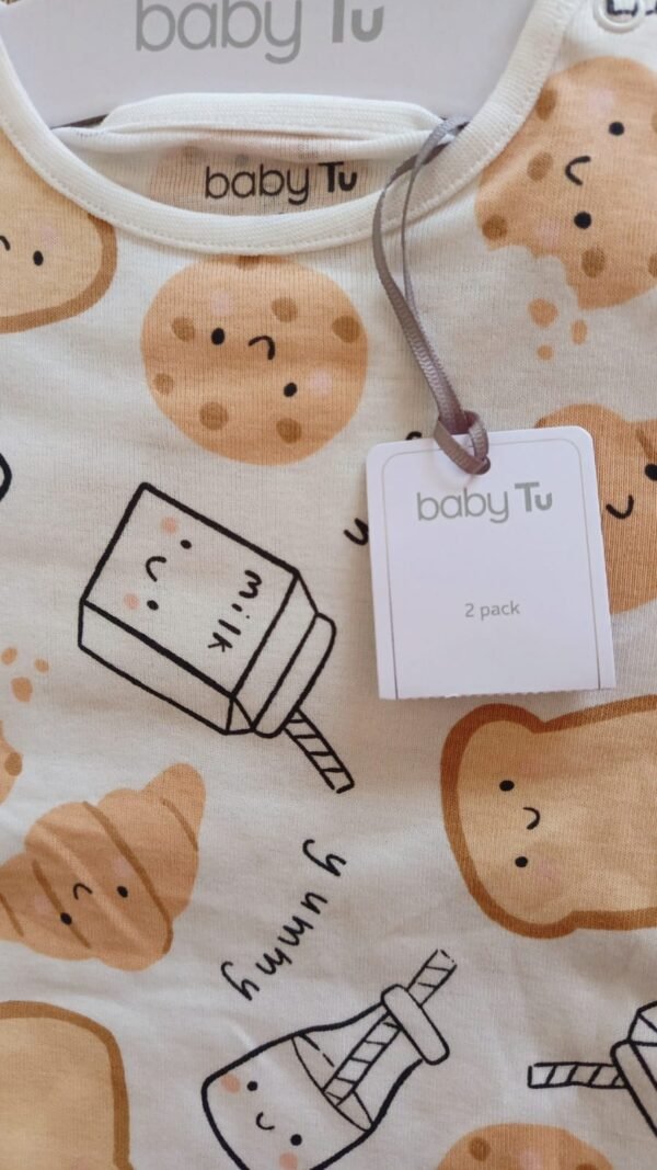 Babytu  star & toast print pyjama set of 2 - Image 2