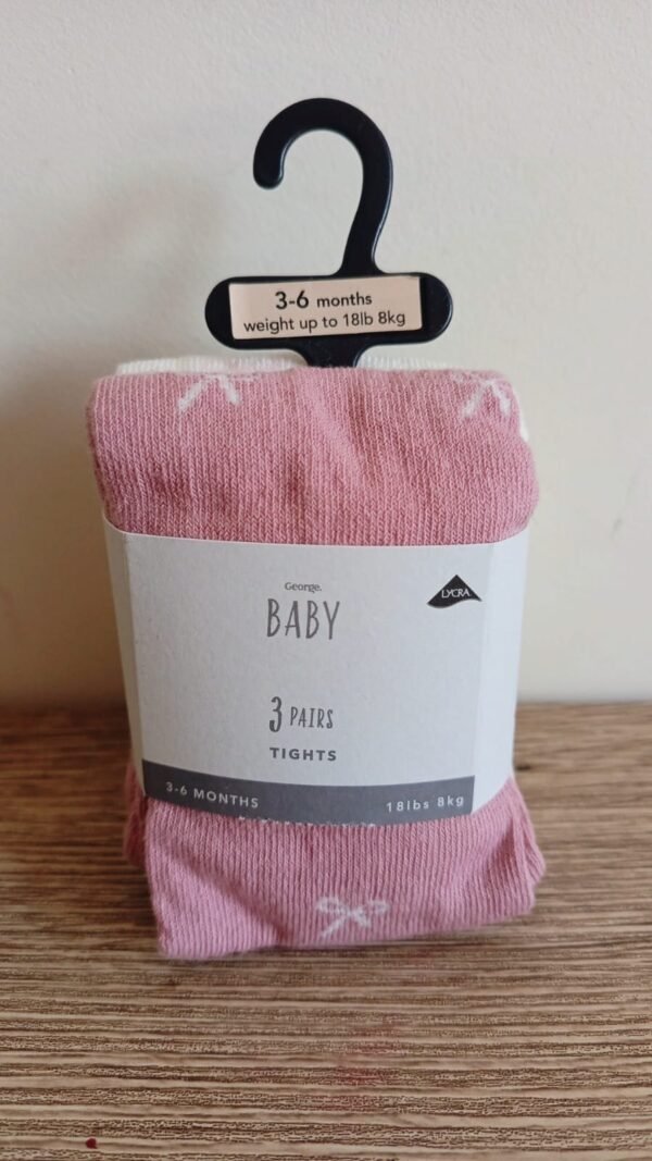 Primark 3 pair leggings (3-6m)
