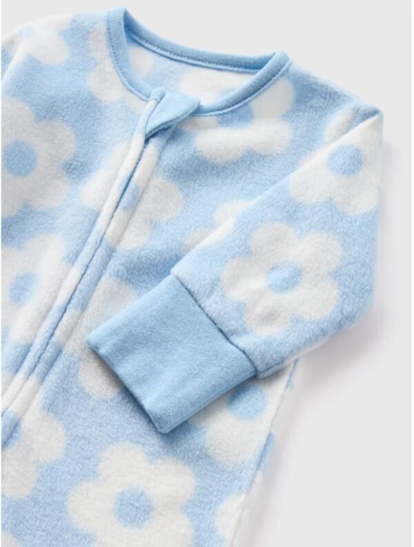 Matalan  floral fleece sleepsuit - Image 2