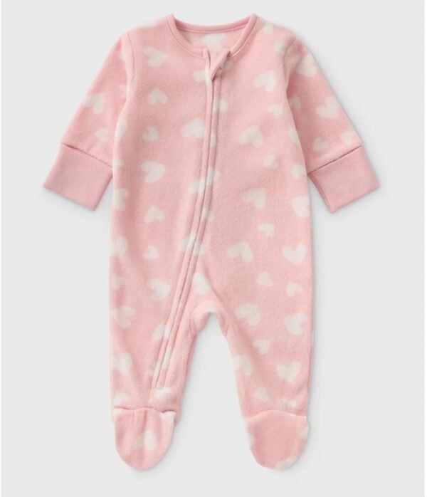 Matalan  floral fleece sleepsuit