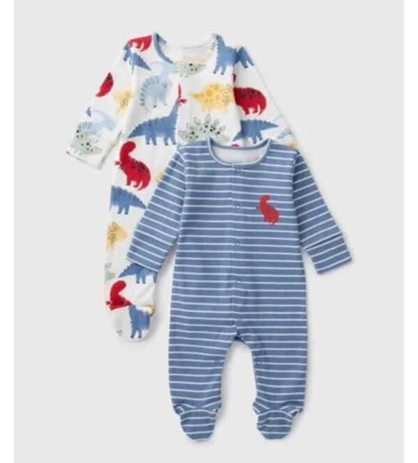 Babytu set of 2  cotton sleepsuits