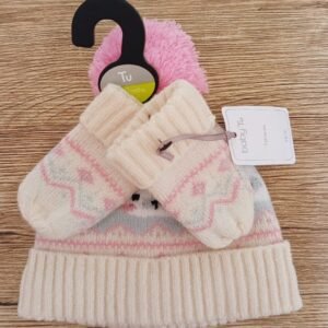 Matalan baby hat with mittens (6-12m)