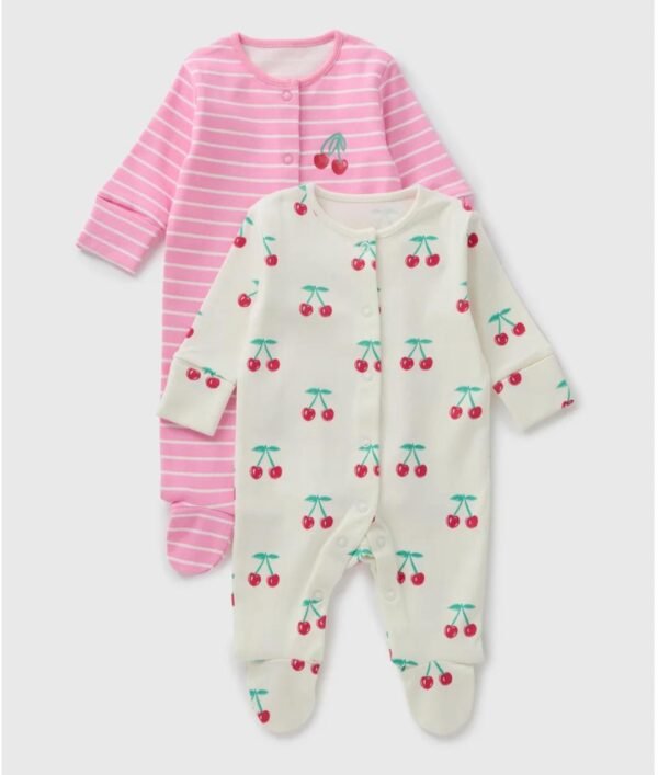 Babytu set of 2  cotton sleepsuits