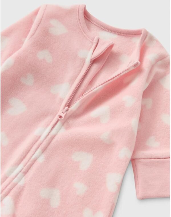 Matalan  floral fleece sleepsuit - Image 2