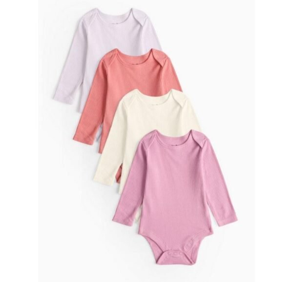 Babytu 4 set of long sleeves cotton bodysuits