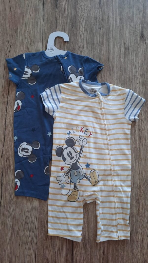 Primark 2 set of mickey mouse romper