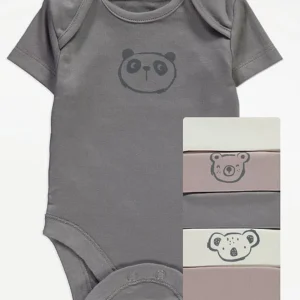 George bear short sleeves bodysuits 7 pack
