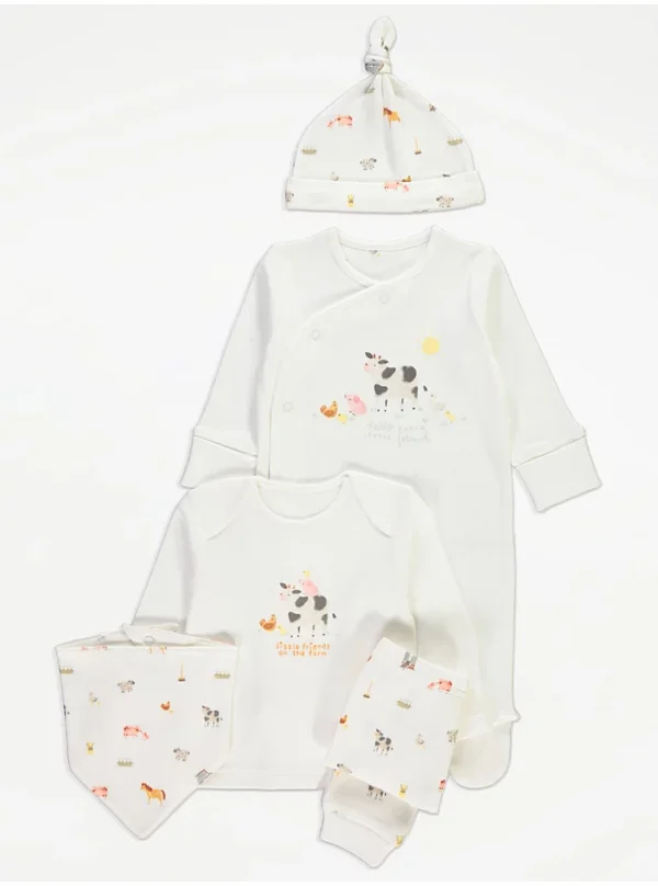 George white farm friends baby 5 piece starter set