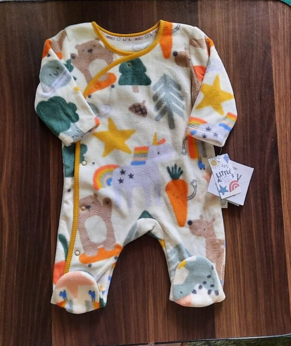 George fleece sleepsuit - Image 2