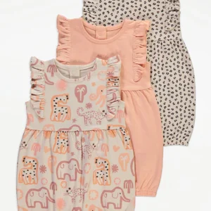 George 3-pack dungaree
