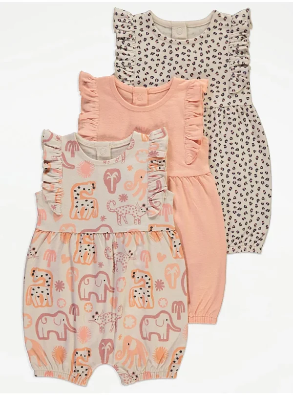 George 3-pack dungaree