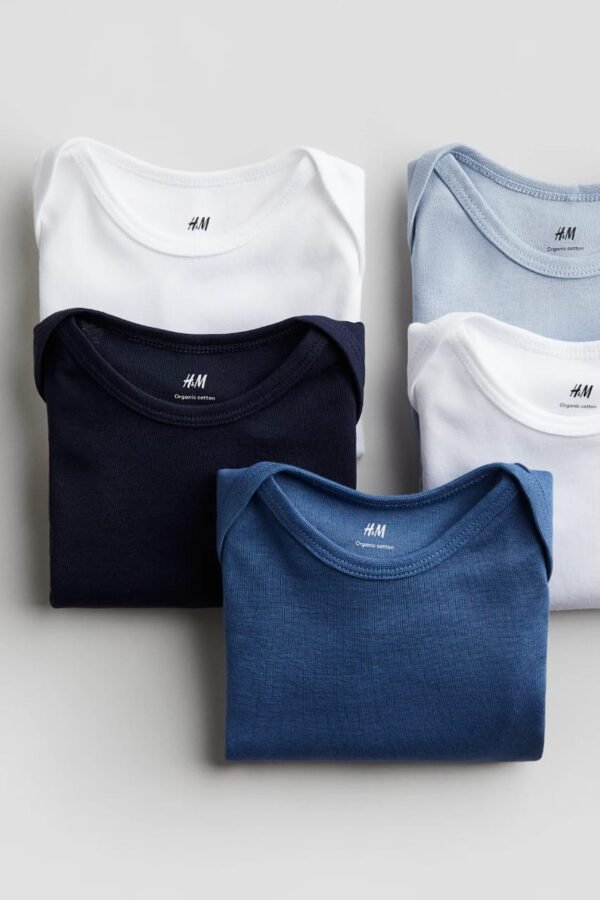 H&M 5-pack cotton bodysuits - Image 2