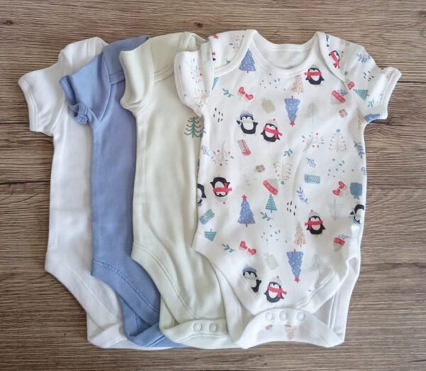 George 4 pack bodysuits