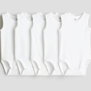 H&M 5-PACK cotton bodysuits