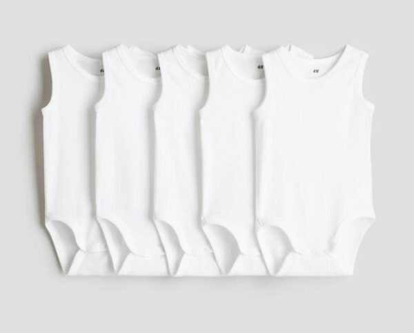 H&M 5-PACK cotton bodysuits