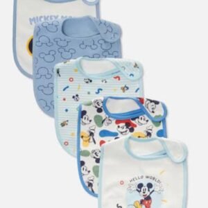 Primark mickey mouse 5 pack dribble bibs
