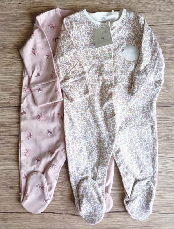 Next baby2 pack sleepsuits