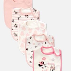 Primark 5 pack minnie mouse bibs