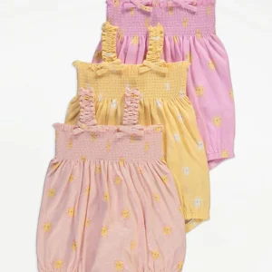 George 3 pack rompers