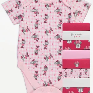 Minnie Mouse Short Sleeve Bodysuits 10 Pack