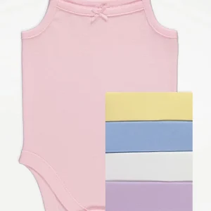 Strappy Sleeveless Bodysuits 6 Pack