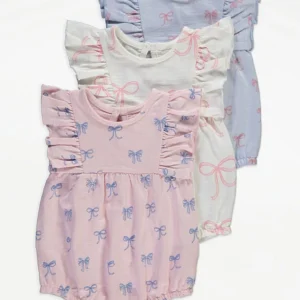 George 3 pack rompers