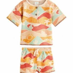 Next baby rust sun print set