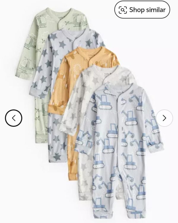 Babytu set of 5 sleepsuits