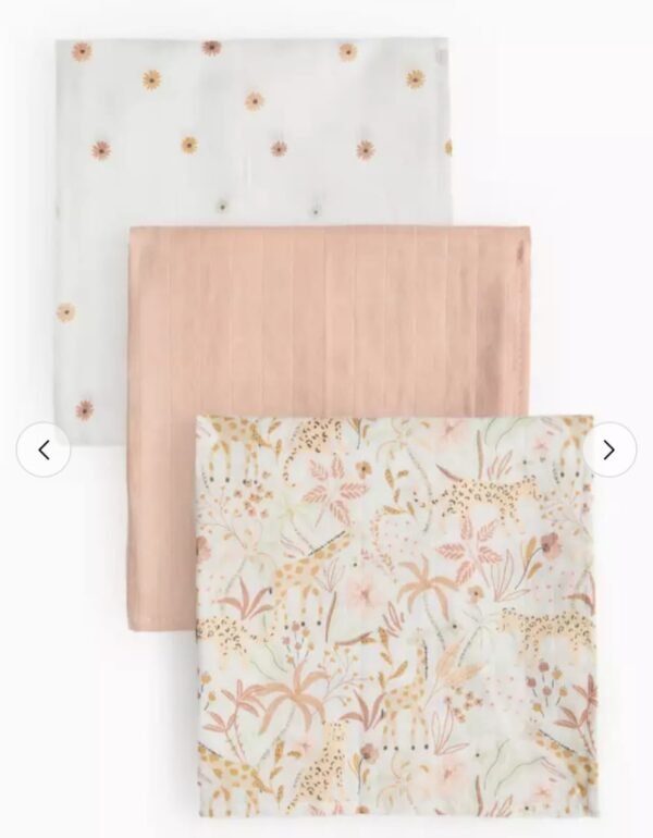 Babytu muslin wraps  set of 3