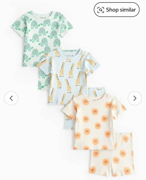 Babytu 3 pack shirts & shorts