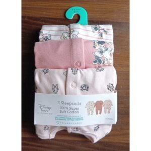 Primark 3 pack sleepsuits