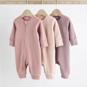 Next baby 3 pack sleepsuits