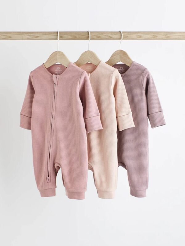 Next baby 3 pack sleepsuits