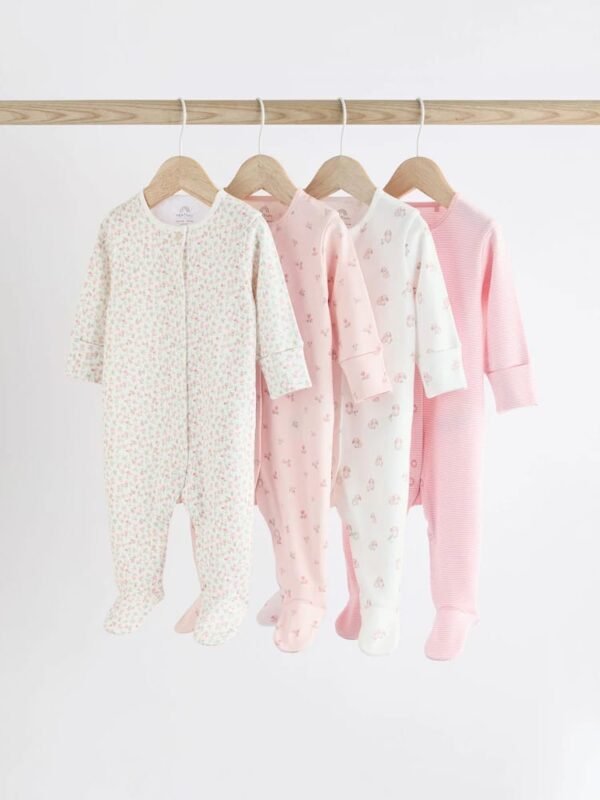 Next baby 4 pack sleepsuits