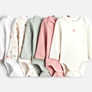 H&M 5 pack bodysuits