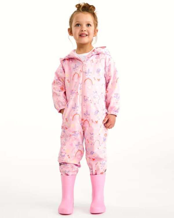 F&F unicorn rain suit