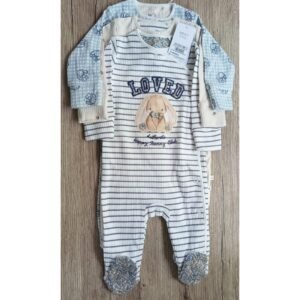 Next baby 3 pack sleepsuits