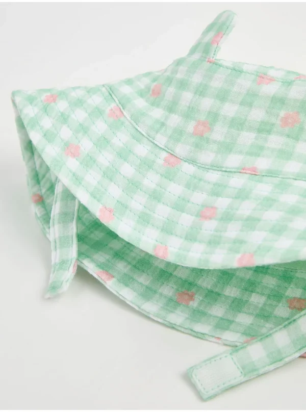 Floral Ear Bucket Hats 2 Pack(12-18m) - Image 2