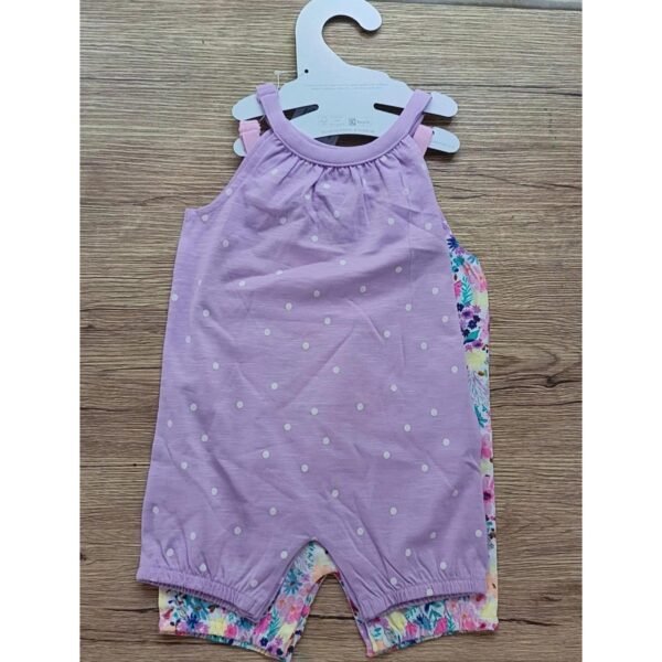 Baby Tu 2 pack floral rompers - Image 2