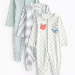 Babytu 3 pack sleepsuits