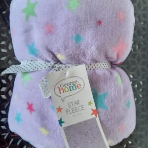 George Star fleece throw