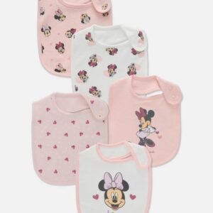 5pk Disney’s Minnie Mouse Bibs