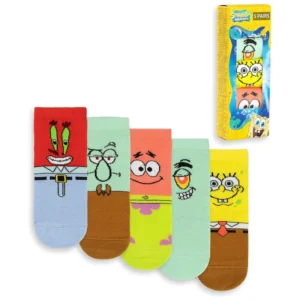 SpongeBob SquarePants Calf Socks (3.5-5jnr)