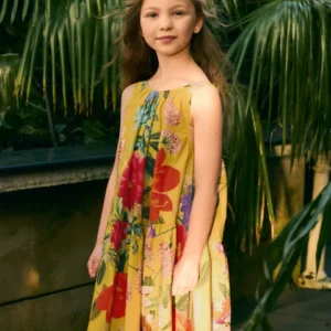 Kew Gardens Floral Print Summer Dress(4 Years)